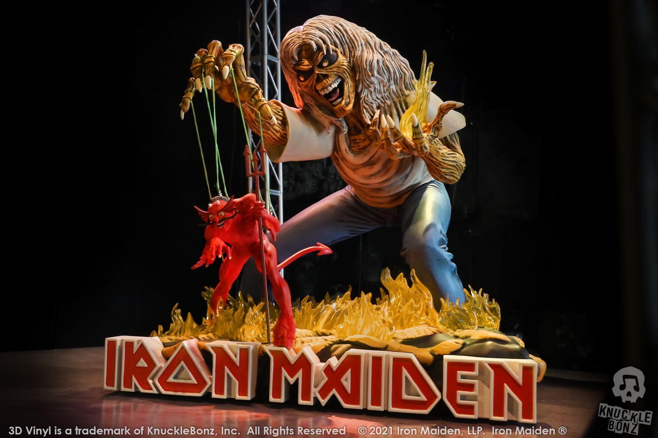 Iron Maiden Number of the Beast KnuckleBonz Statue